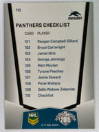 NRL 2015 Elite | Base Card #110 | Penrith Panthers Checklist