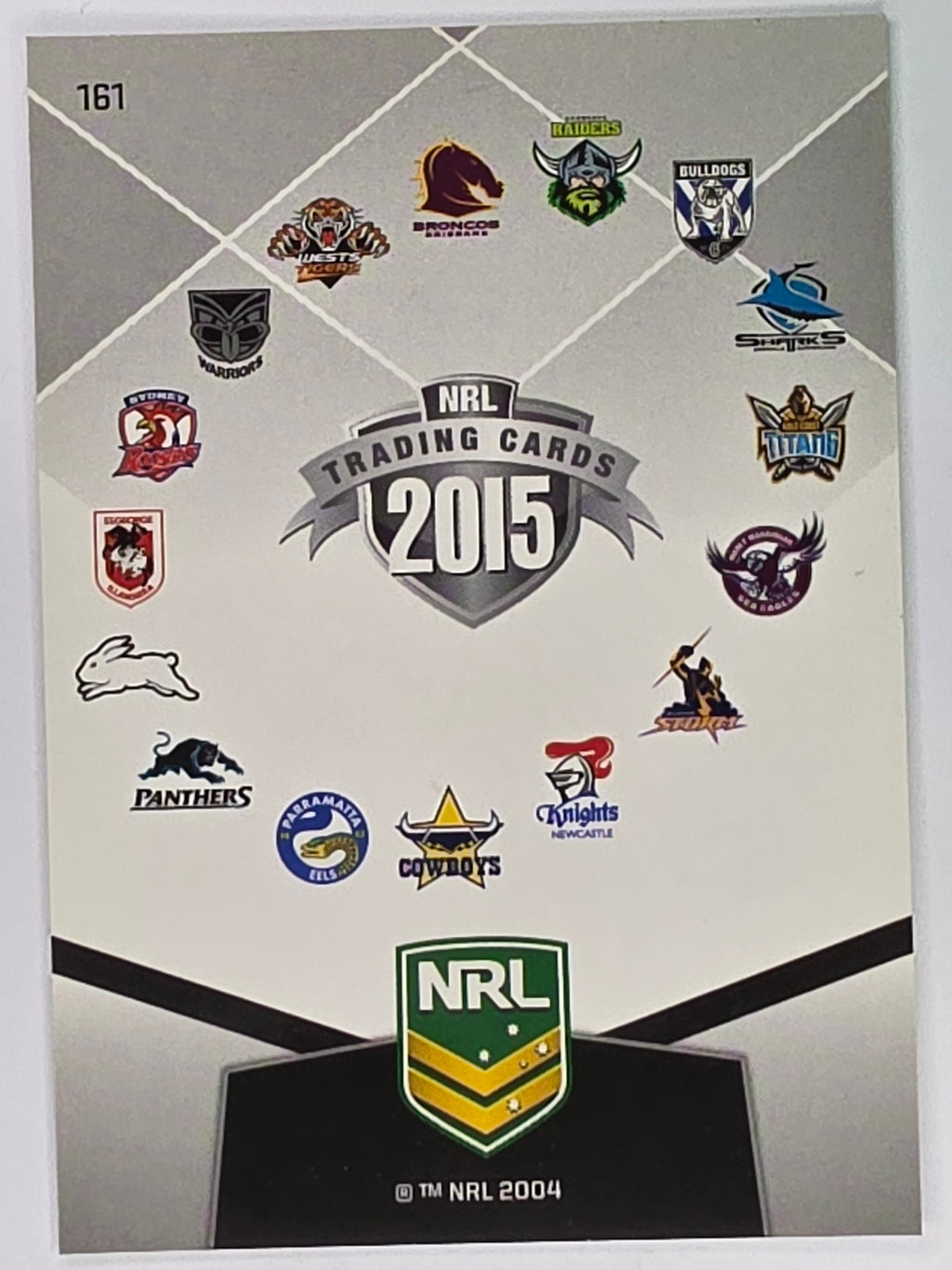 NRL 2015 Elite | Base Card #161 | Header Card
