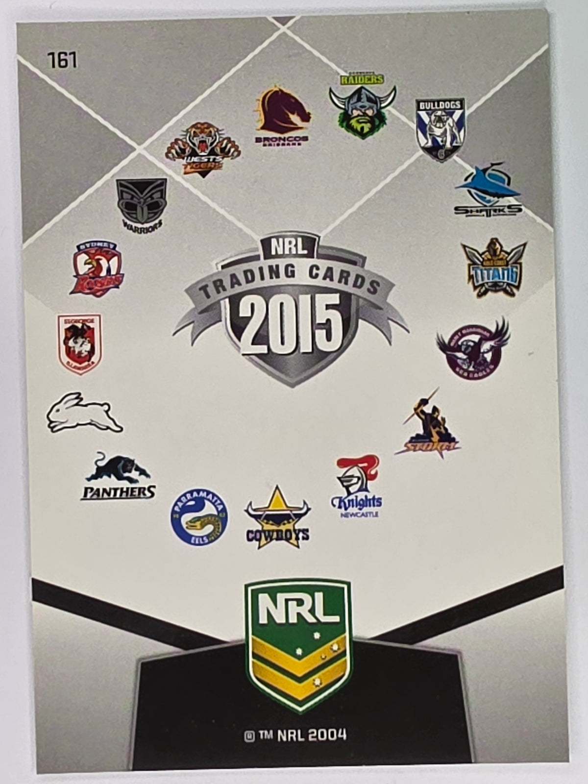 NRL 2015 Elite | Base Card #161 | Header Card