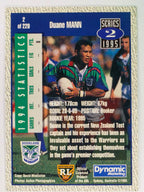 NRL 1995 Dynamic Series 2 | Base Card #002 | Duane Mann | Auckland Warriors
