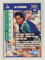 NRL 1995 Dynamic Series 2 | Base Card #005 | Se'e Solomona | Auckland Warriors