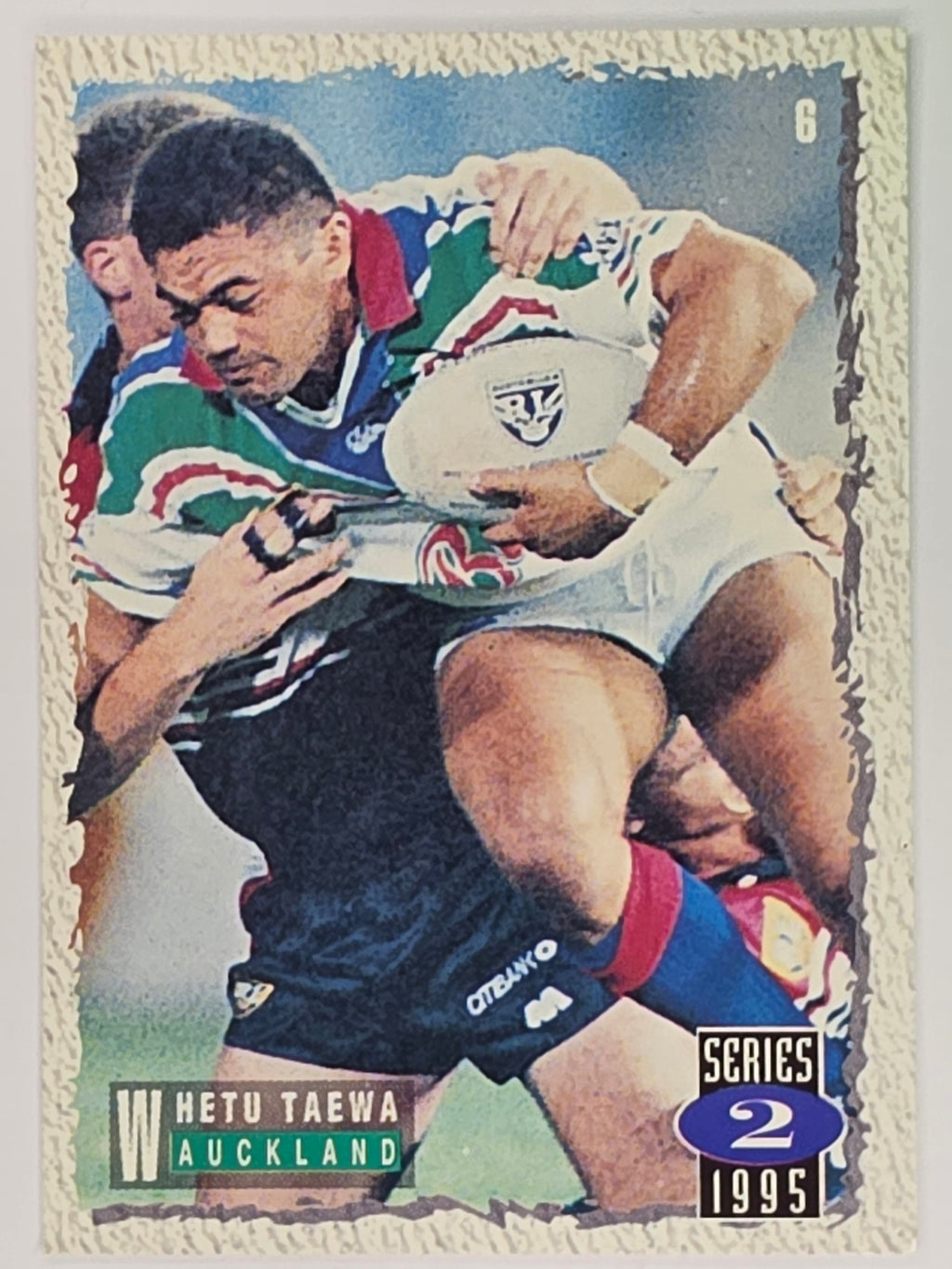 NRL 1995 Dynamic Series 2 | Base Card #006 | Whetu Taewa | Auckland Warriors