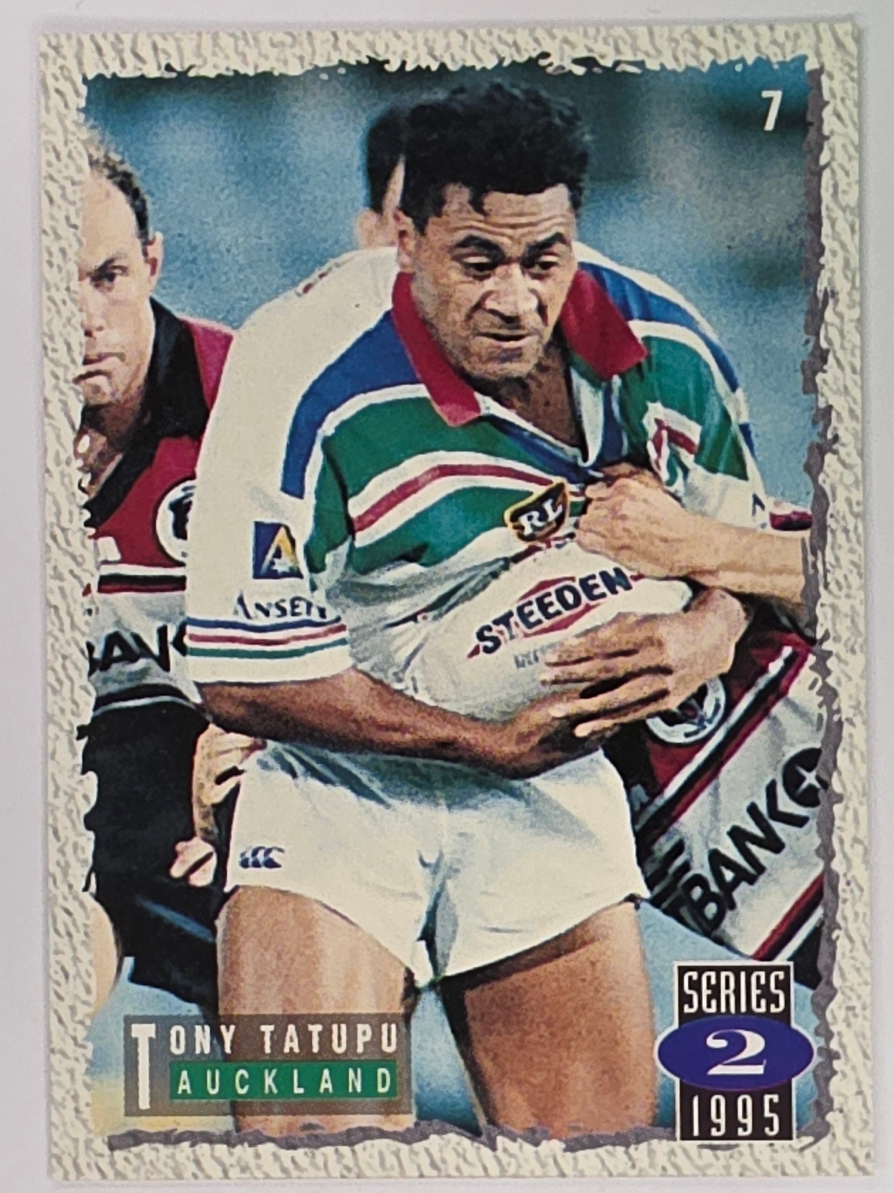 NRL 1995 Dynamic Series 2 | Base Card #007 | Tony Tatupu | Auckland Warriors