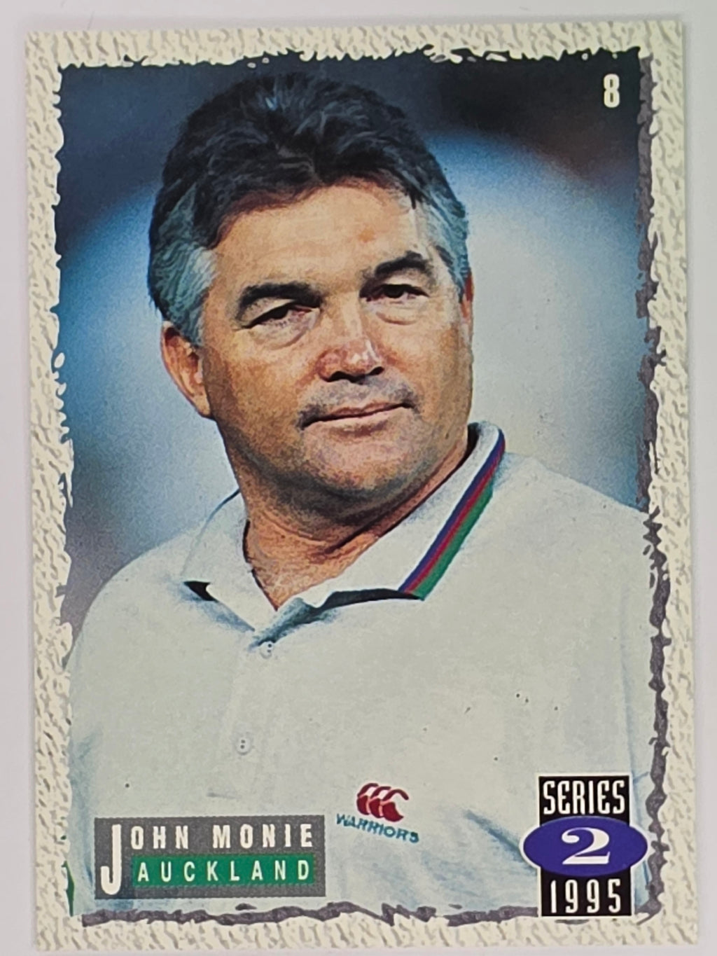 NRL 1995 Dynamic Series 2 | Base Card #008 | John Monie | Auckland Warriors