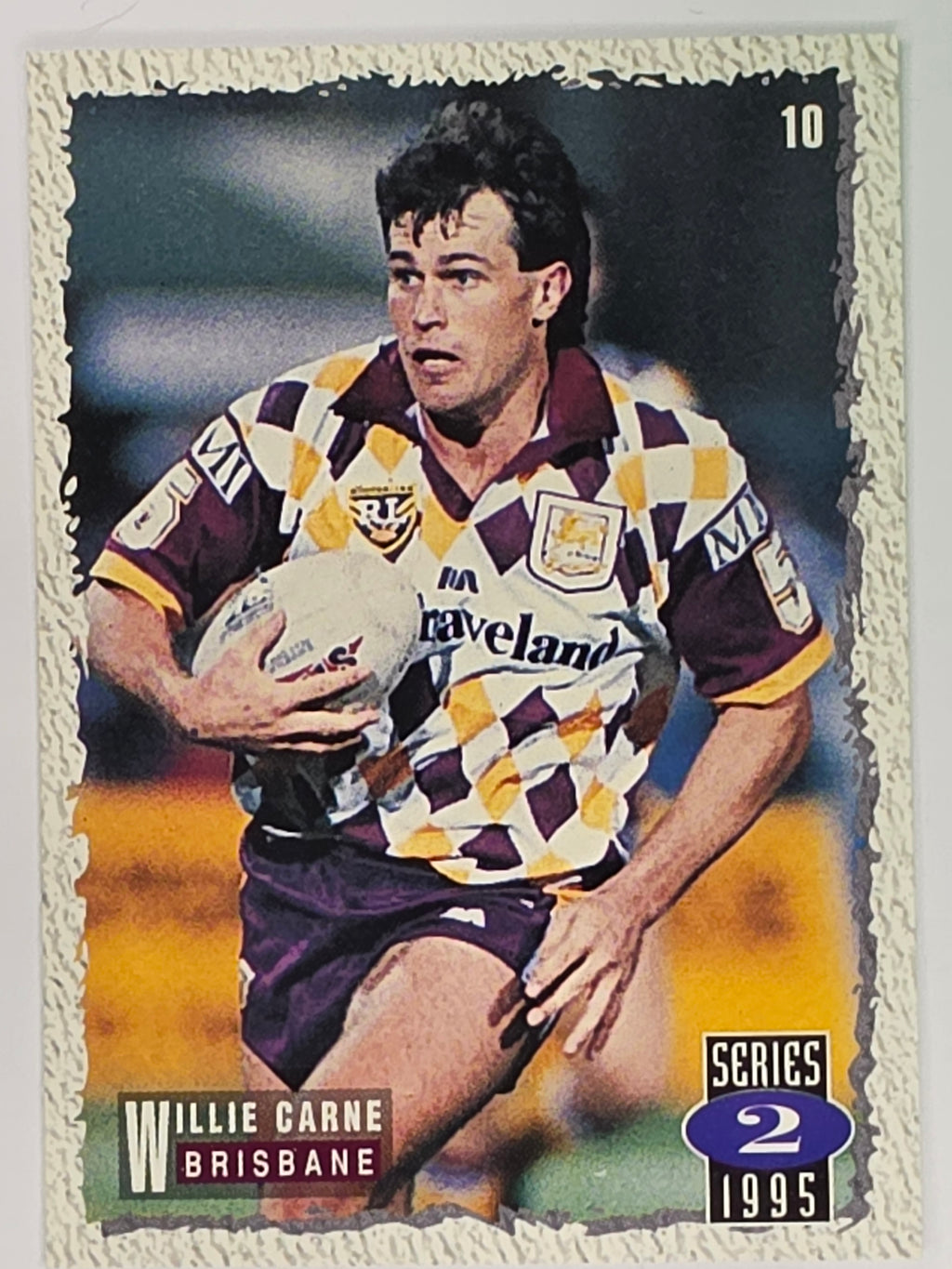 NRL 1995 Dynamic Series 2 | Base Card #010 | Willie Carne | Brisbane Broncos