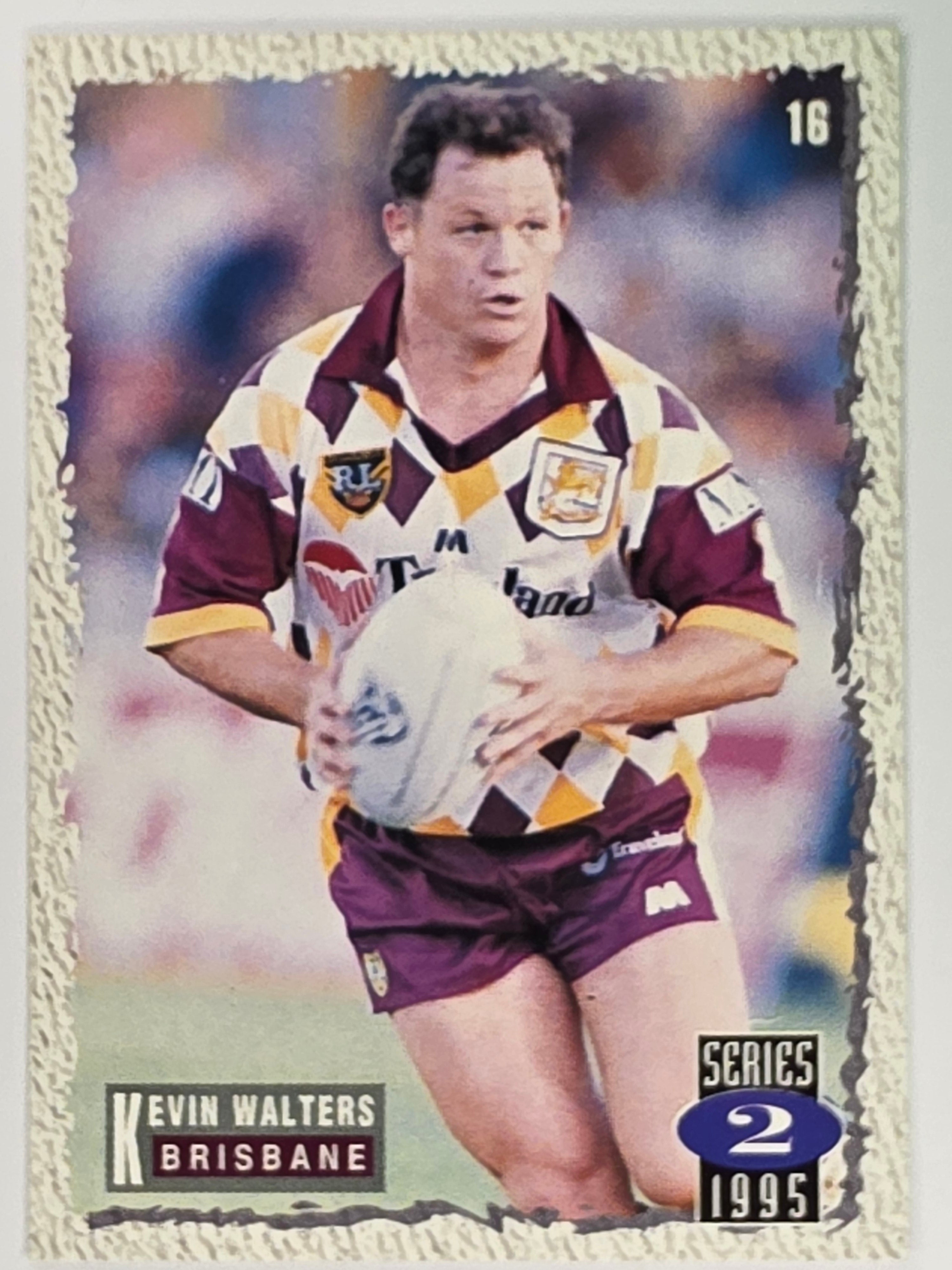 NRL 1995 Dynamic Series 2 | Base Card #016 | Kevin Walters | Brisbane Broncos