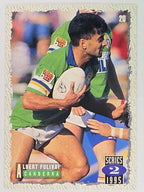 NRL 1995 Dynamic Series 2 | Base Card #020 | Albert Fulivai | Canberra Raiders