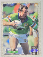NRL 1995 Dynamic Series 2 | Base Card #024 | Steve Stone | Canberra Raiders