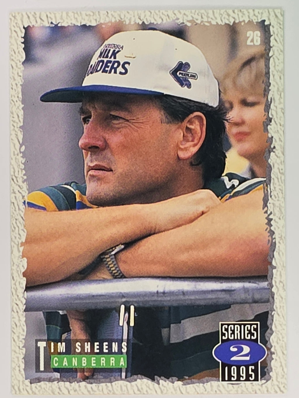 NRL 1995 Dynamic Series 2 | Base Card #026 | Tim Sheens | Canberra Raiders
