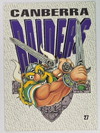 NRL 1995 Dynamic Series 2 | Base Card #027 | Canberra Raiders Logo