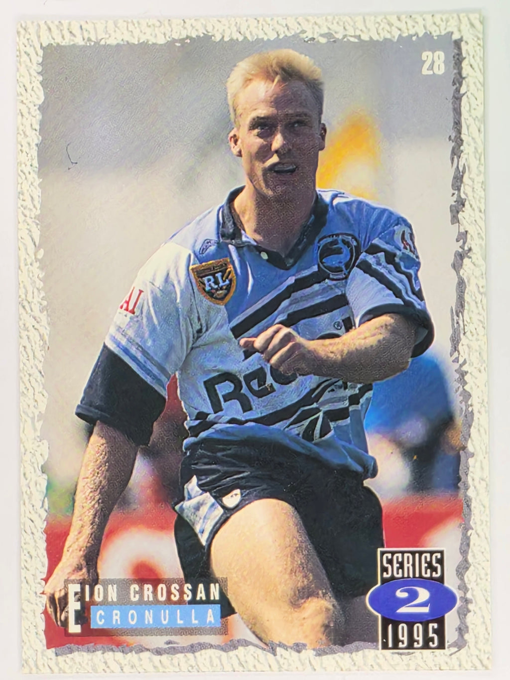 NRL 1995 Dynamic Series 2 | Base Card #028 | Eion Crossan | Cronulla Sharks