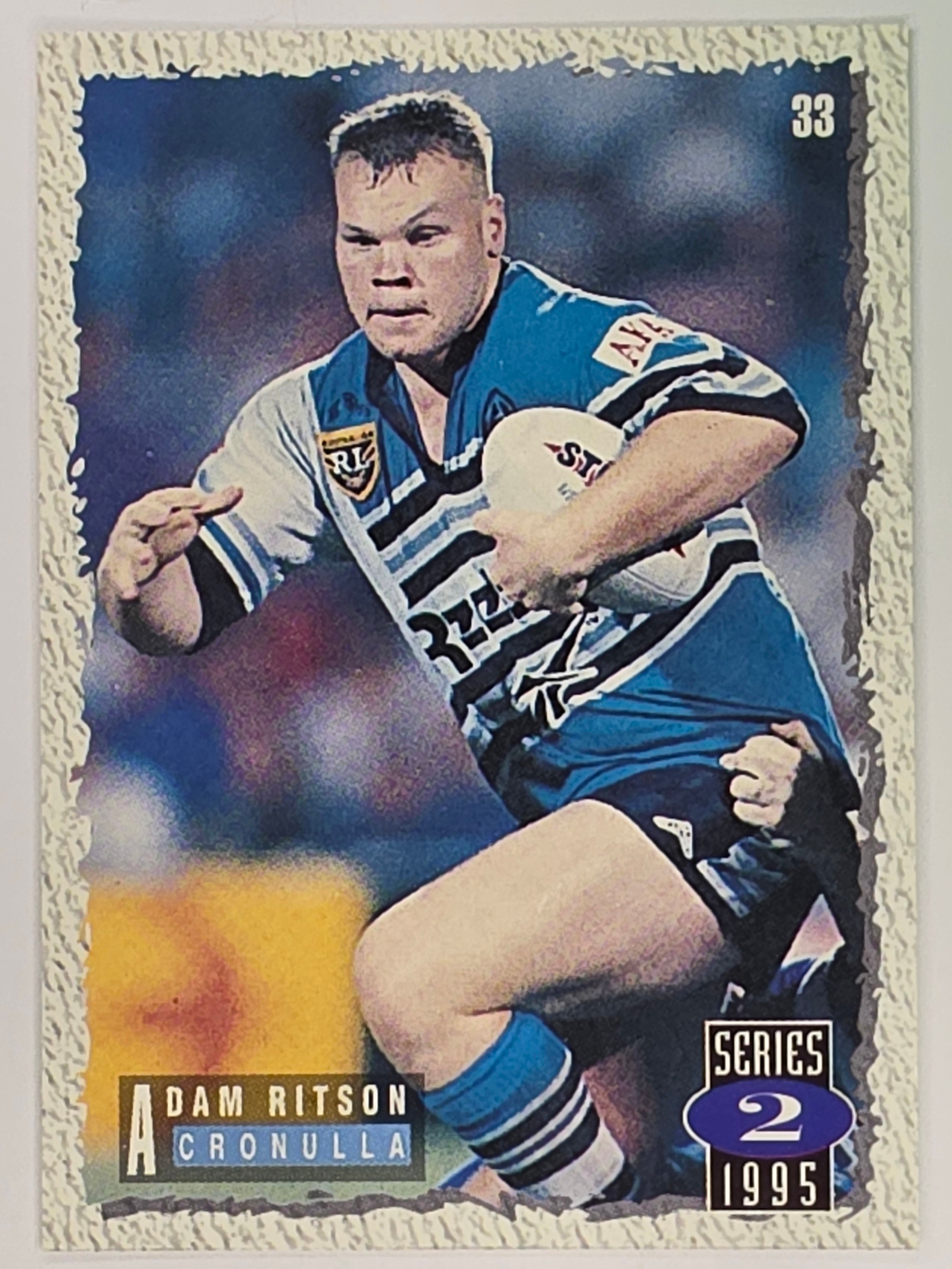 NRL 1995 Dynamic Series 2 | Base Card #033 | Adam Ritson | Cronulla Sharks