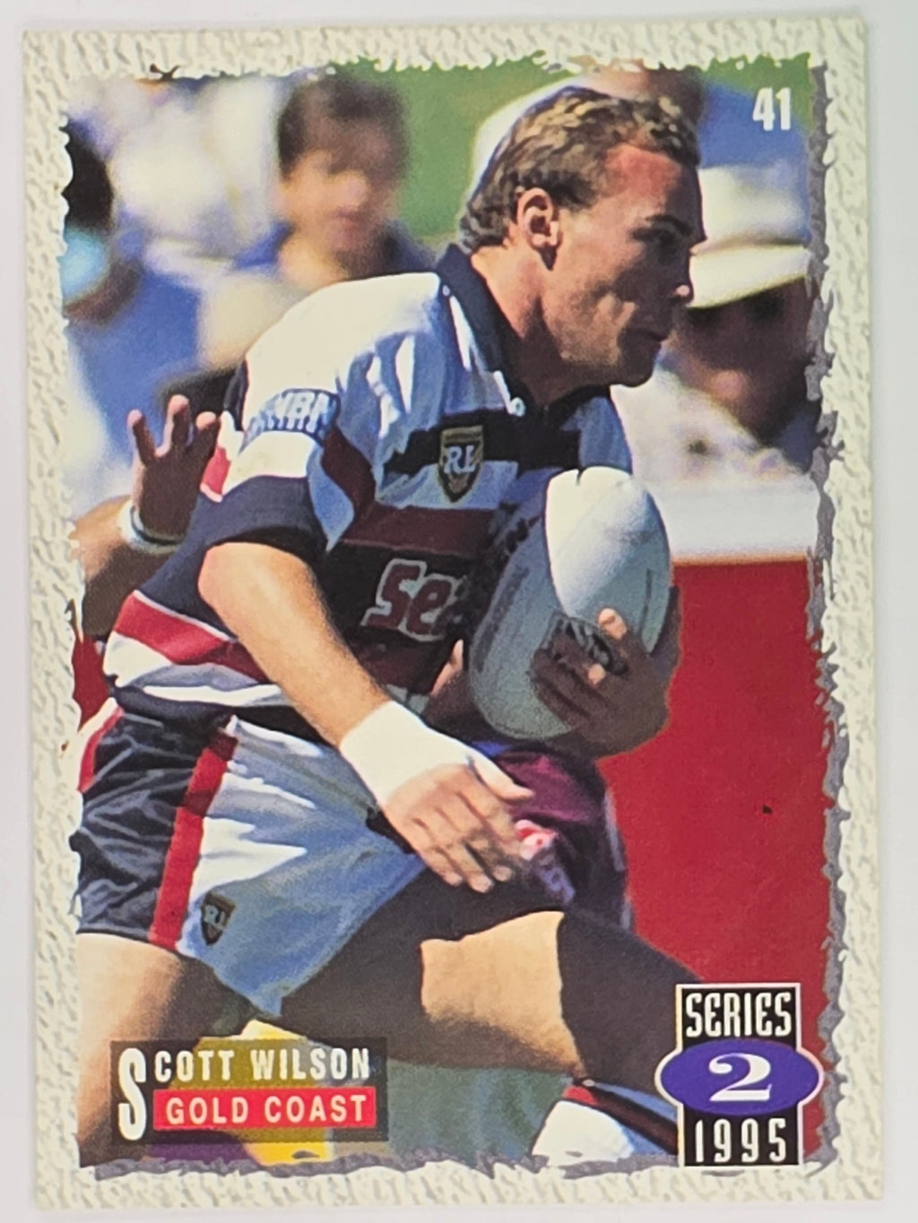 NRL 1995 Dynamic Series 2 | Base Card #041 |Scott Wilson | Gold Coast Seagulls