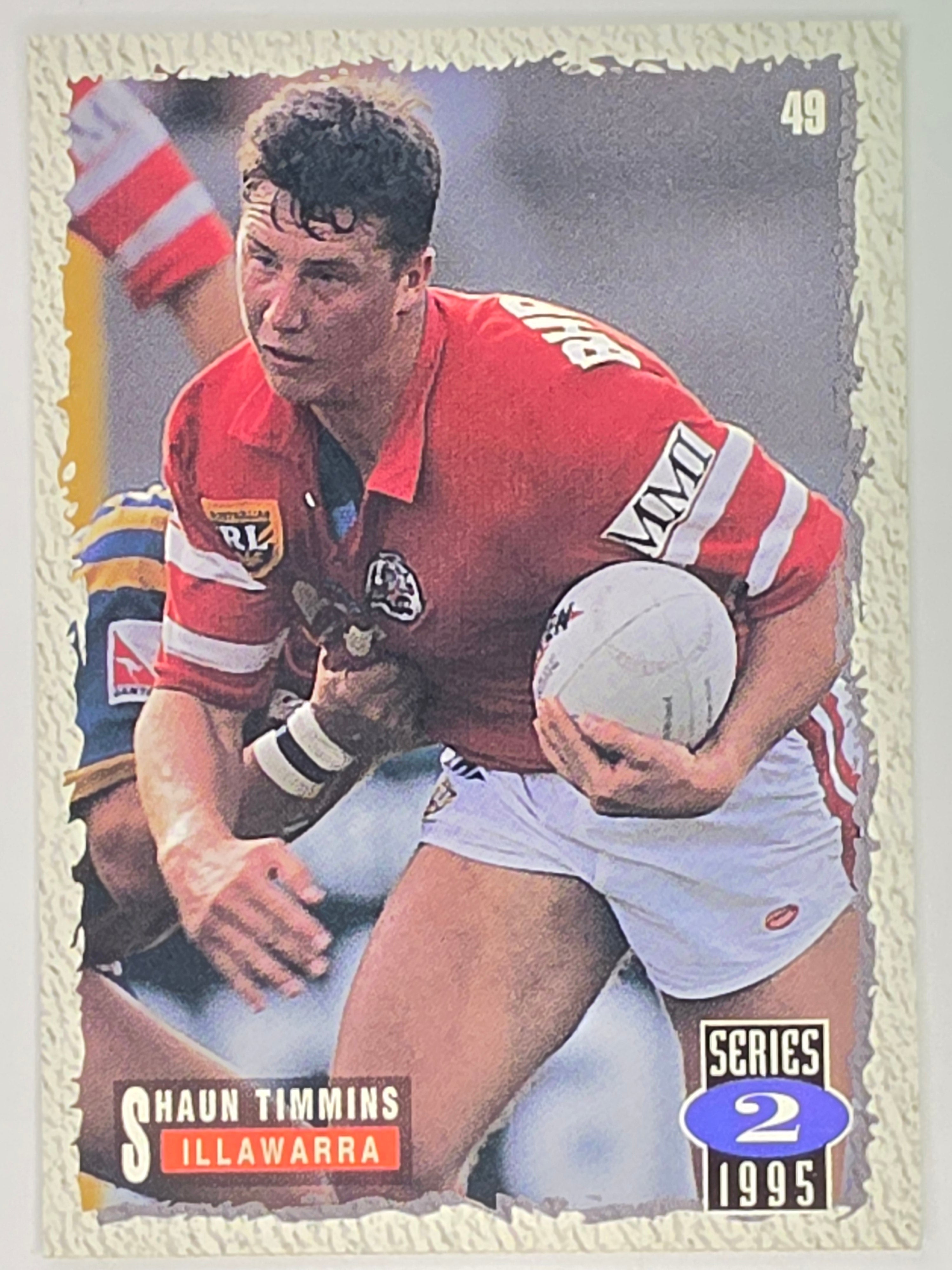 NRL 1995 Dynamic Series 2 | Base Card #049 | Shaun Timmins | Illawarra Steelers