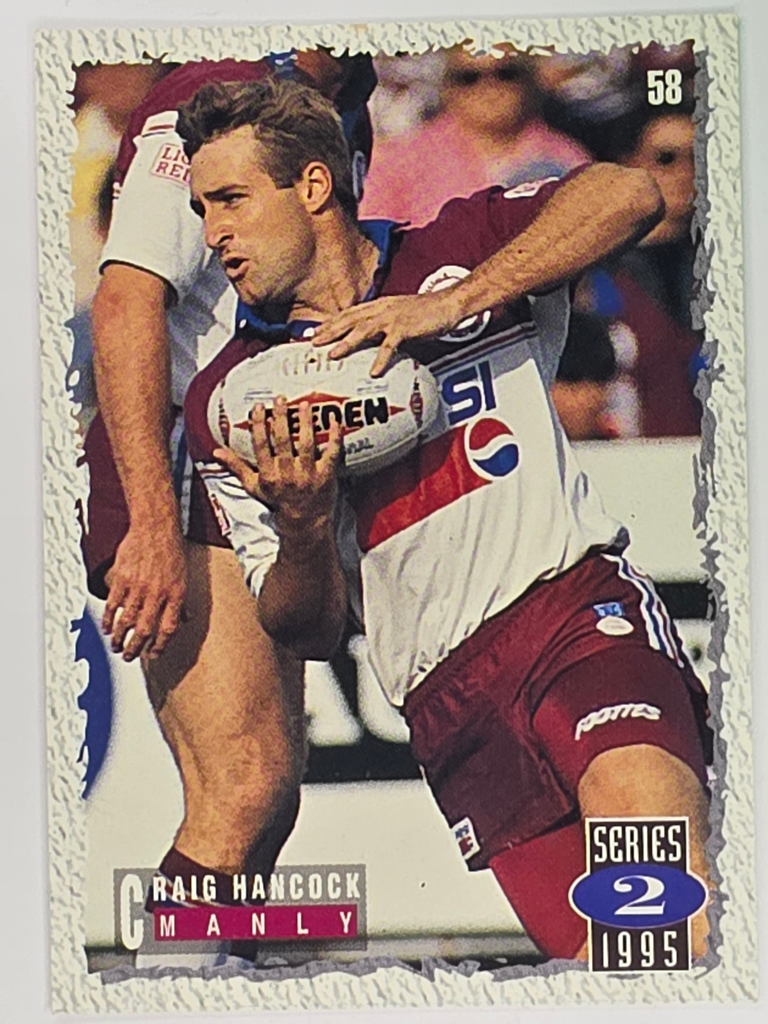 NRL 1995 Dynamic Series 2 | Base Card #058 | Craig Hancock| Manly Warringah Sea Eagles