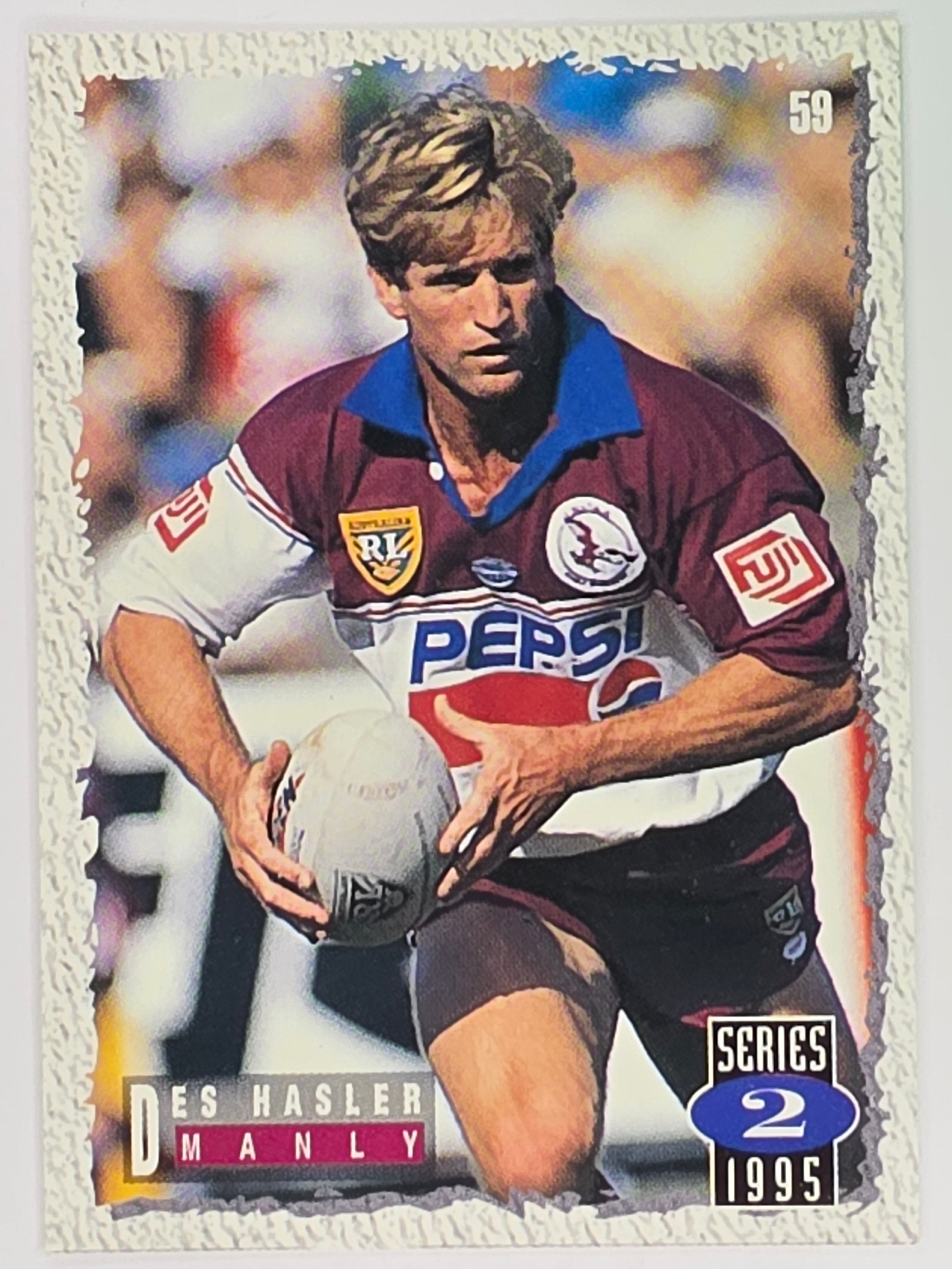 NRL 1995 Dynamic Series 2 | Base Card #059 | Des Hasler | Manly Warringah Sea Eagles