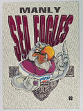 NRL 1995 Dynamic Series 2 | Base Card #063 | Manly Warringah Sea Eagles Logo