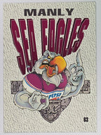 NRL 1995 Dynamic Series 2 | Base Card #063 | Manly Warringah Sea Eagles Logo