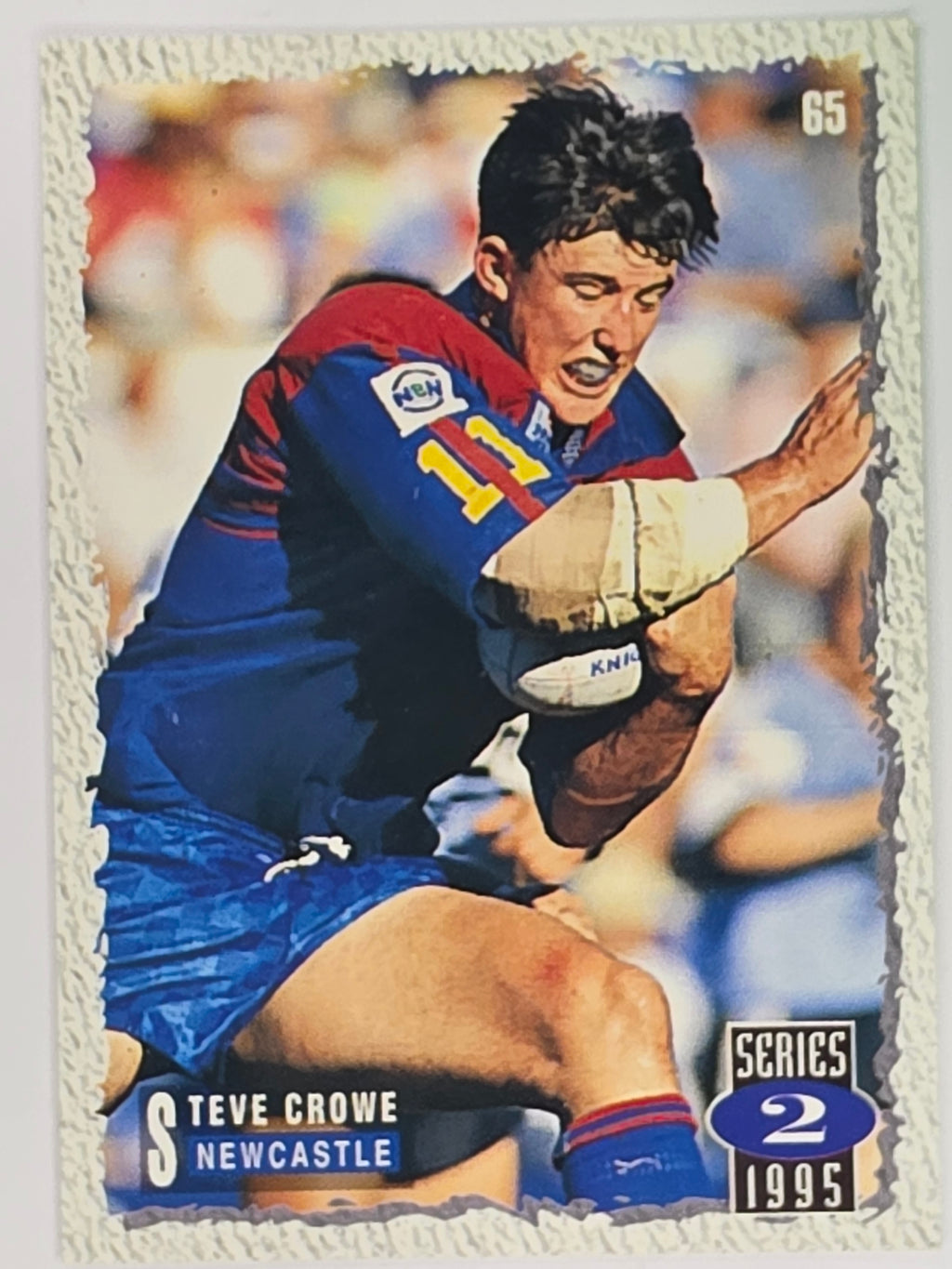 NRL 1995 Dynamic Series 2 | Base Card #065 | Steve Crowe | Newcastle Knights