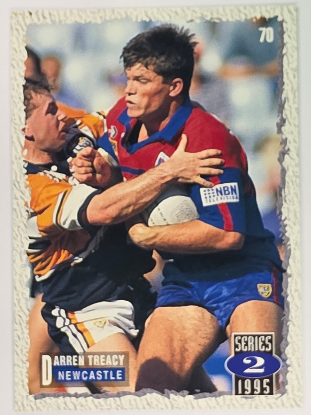 NRL 1995 Dynamic Series 2 | Base Card #070 | Darren Treacy | Newcastle Knights