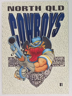 NRL 1995 Dynamic Series 2 | Base Card #081 | North Queensland Cowboys Logo