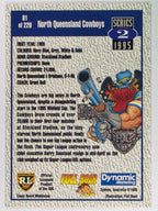 NRL 1995 Dynamic Series 2 | Base Card #081 | North Queensland Cowboys Logo