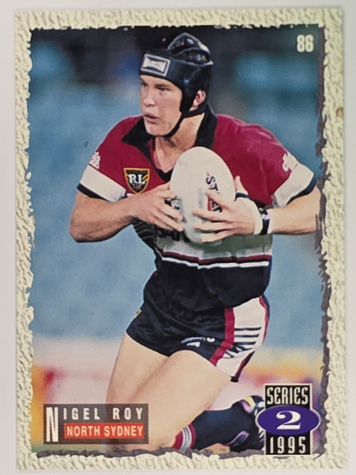 NRL 1995 Dynamic Series 2 | Base Card #086 | Nigel Roy | North Sydney Bears