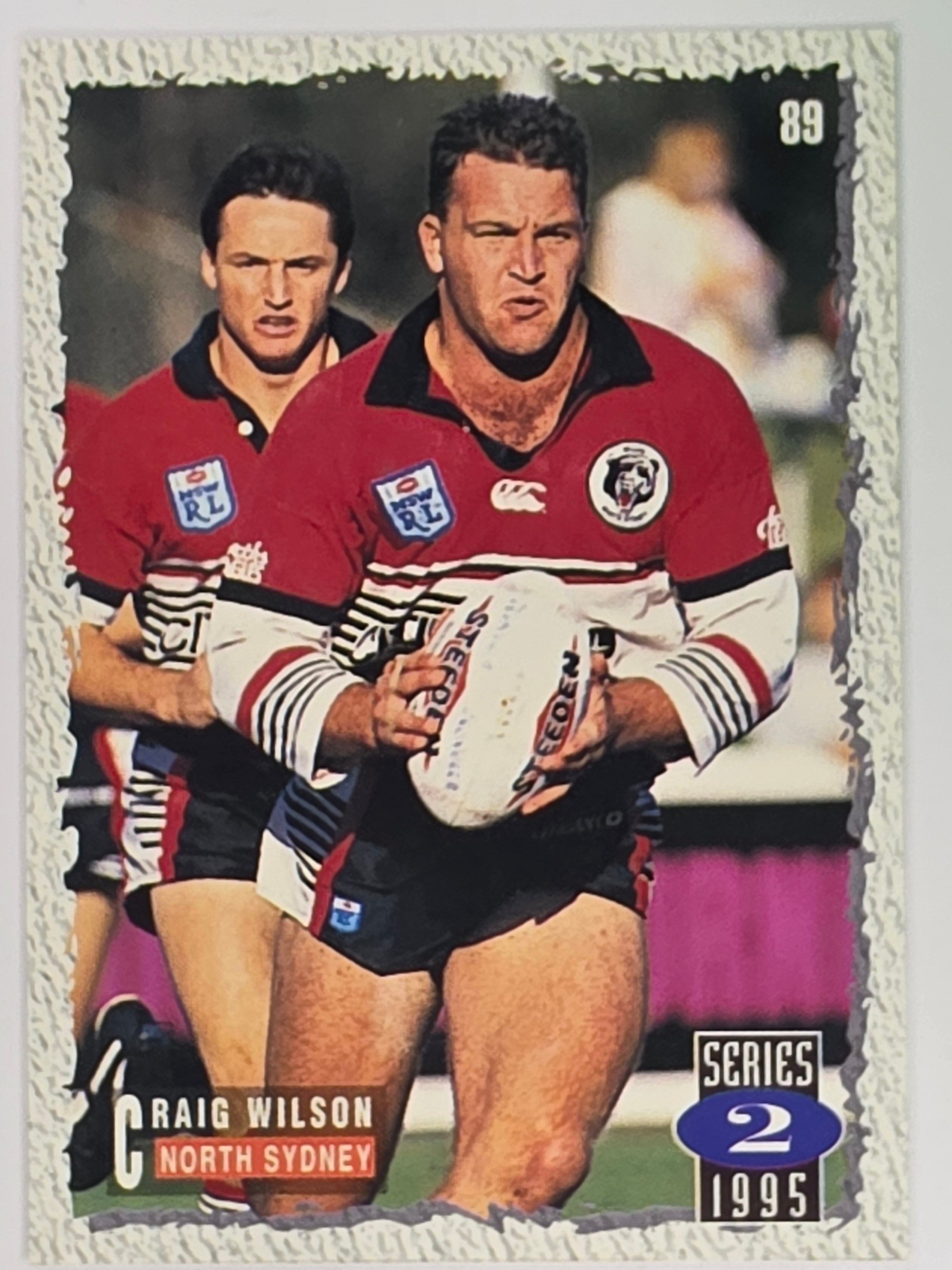 NRL 1995 Dynamic Series 2 | Base Card #089 | Craig Wilson | North Sydney Bears