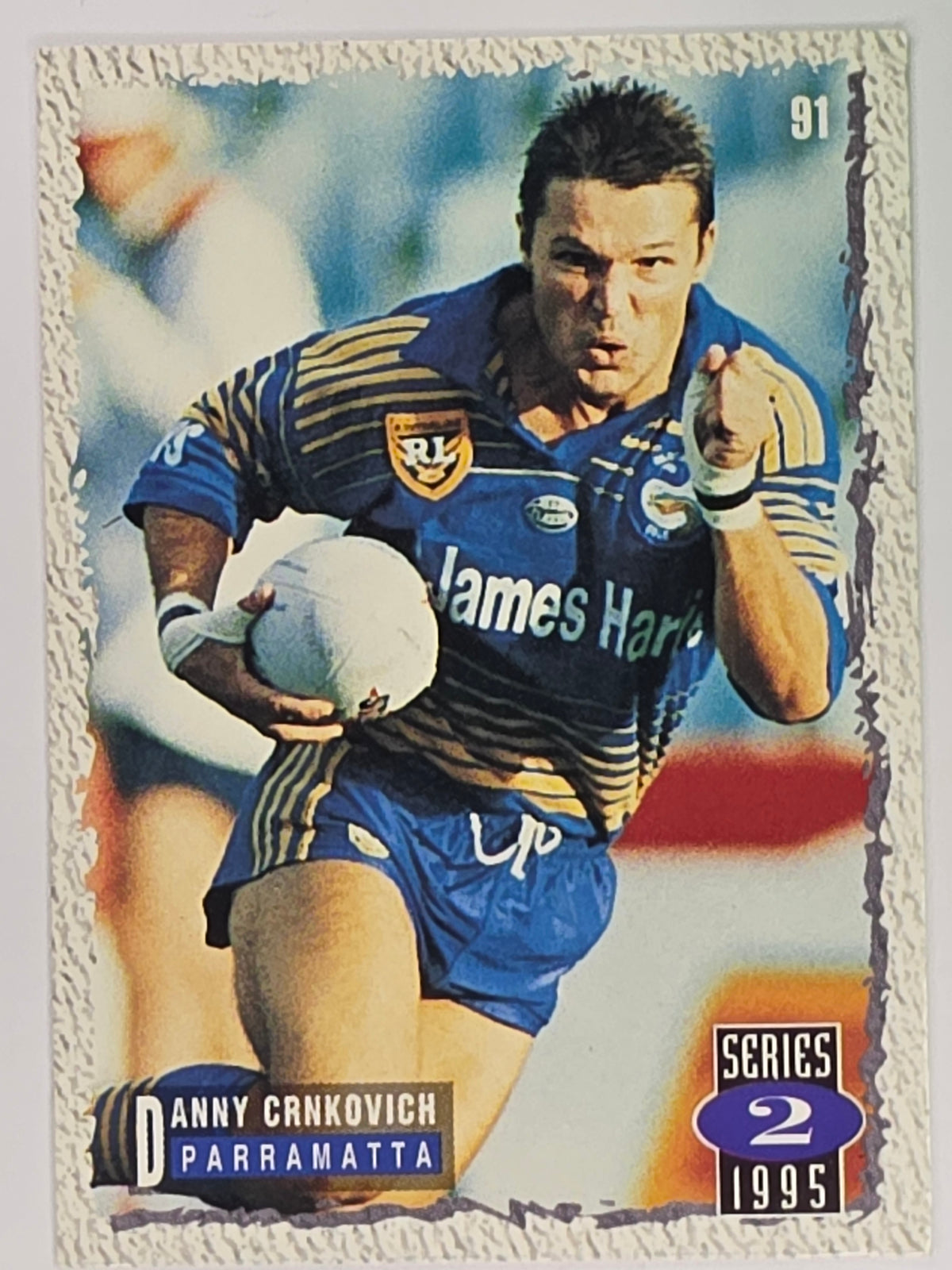 NRL 1995 Dynamic Series 2 | Base Card #091 | Danny Crnkovich | Parramatta Eels
