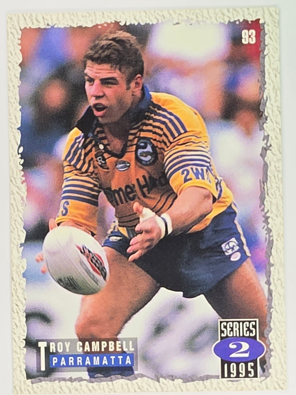 NRL 1995 Dynamic Series 2 | Base Card #093 | Troy Campbell | Parramatta Eels