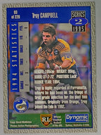 NRL 1995 Dynamic Series 2 | Base Card #093 | Troy Campbell | Parramatta Eels