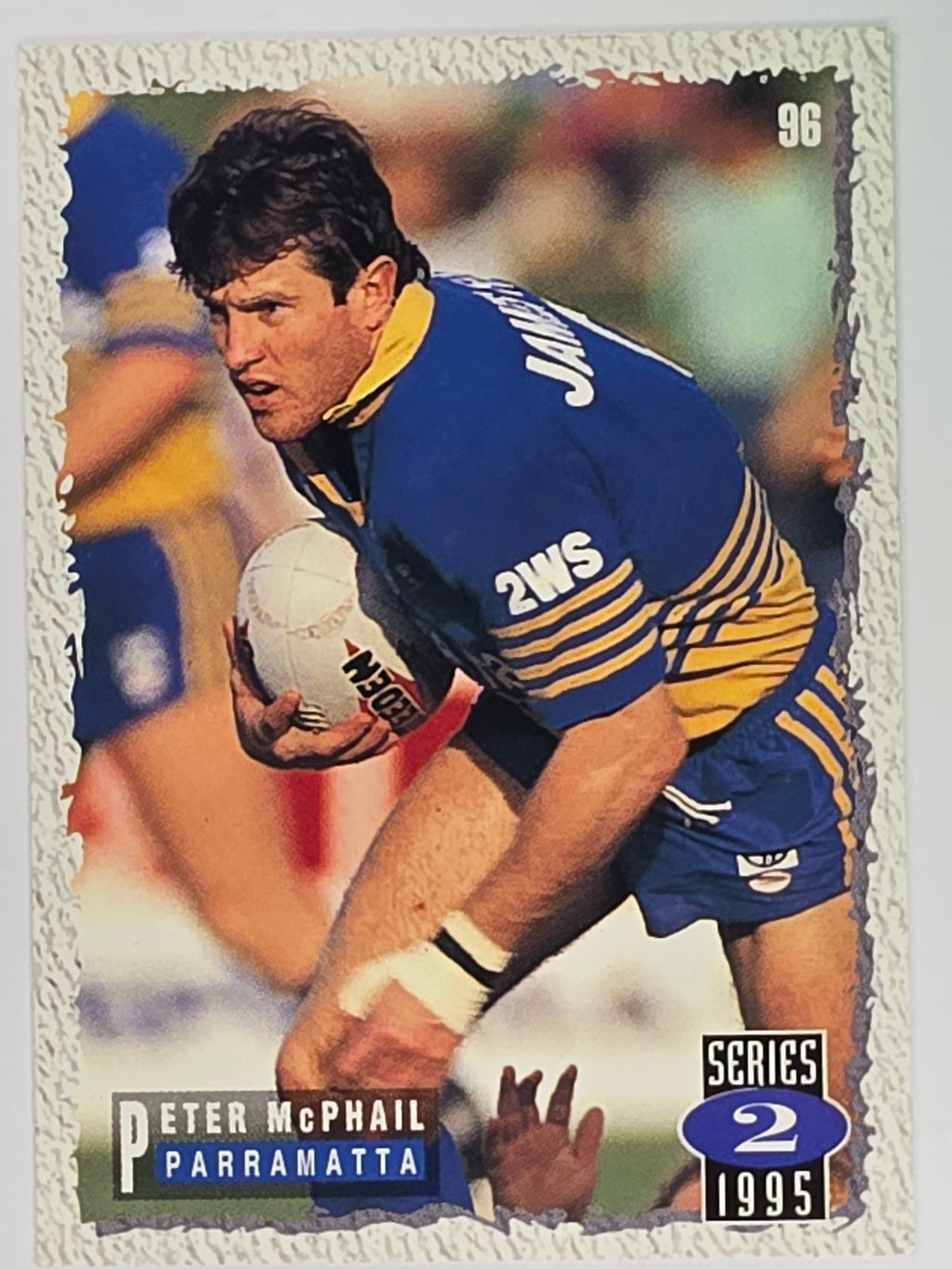 NRL 1995 Dynamic Series 2 | Base Card #096 | Peter McPhail | Parramatta Eels