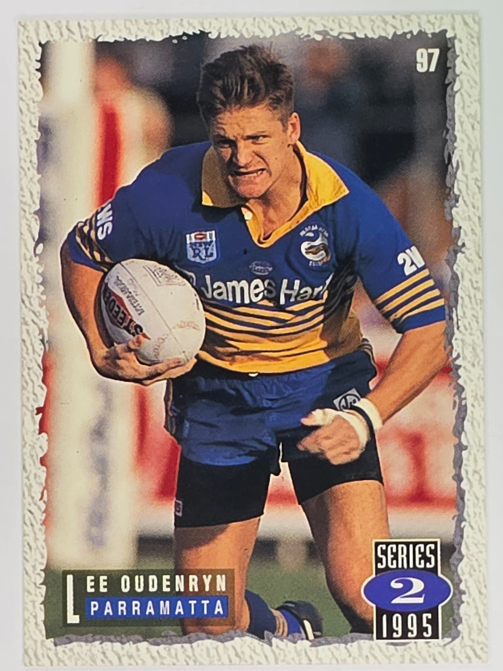 NRL 1995 Dynamic Series 2 | Base Card #097 | Lee Oudenryn | Parramatta Eels