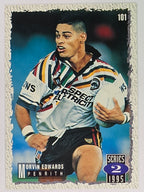 NRL 1995 Dynamic Series 2 | Base Card #101 | Morvin Edwards | Penrith Panthers