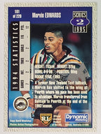 NRL 1995 Dynamic Series 2 | Base Card #101 | Morvin Edwards | Penrith Panthers