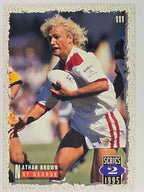 NRL 1995 Dynamic Series 2 | Base Card #111 | Nathan Brown | St George Dragons