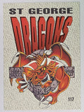 NRL 1995 Dynamic Series 2 | Base Card #117 | St George Dragons Logo