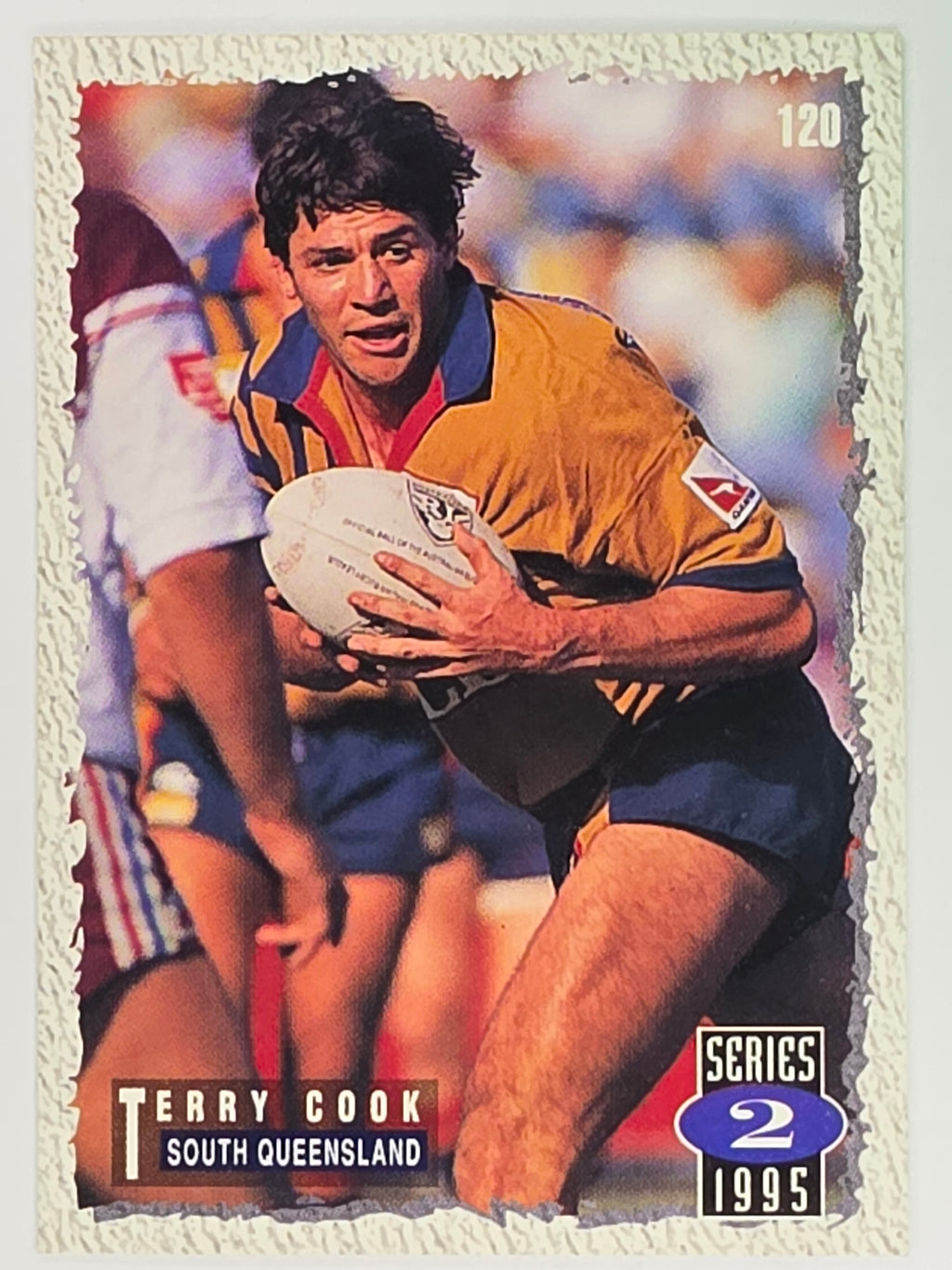 NRL 1995 Dynamic Series 2 | Base Card #120 | Terry Cook | South Queensland Crushers