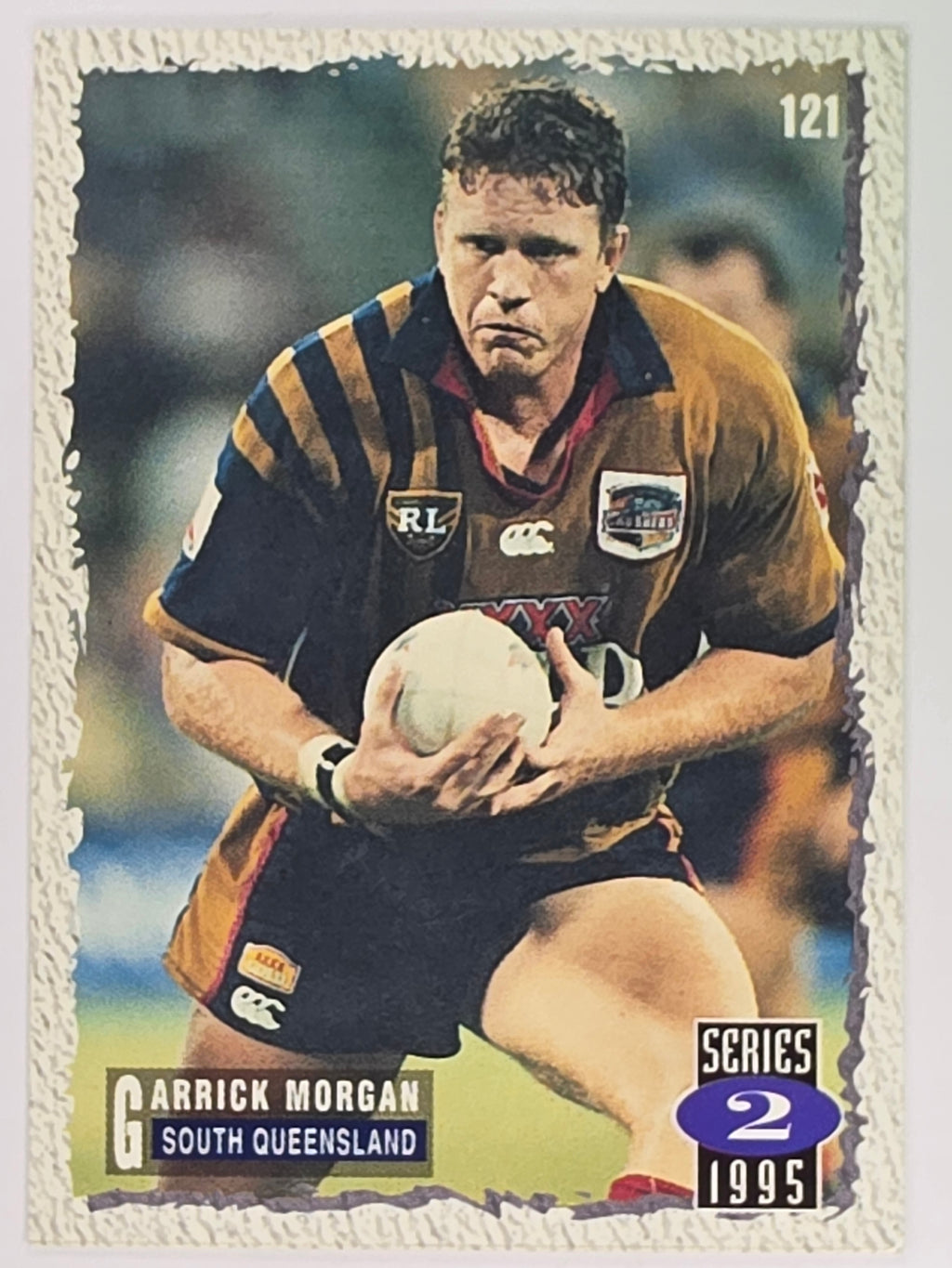NRL 1995 Dynamic Series 2 | Base Card #121 | Garrick Morgan | South Queensland Crushers