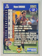 NRL 1995 Dynamic Series 2 | Base Card #123 | Wayne Simonds | South Queensland Crushers