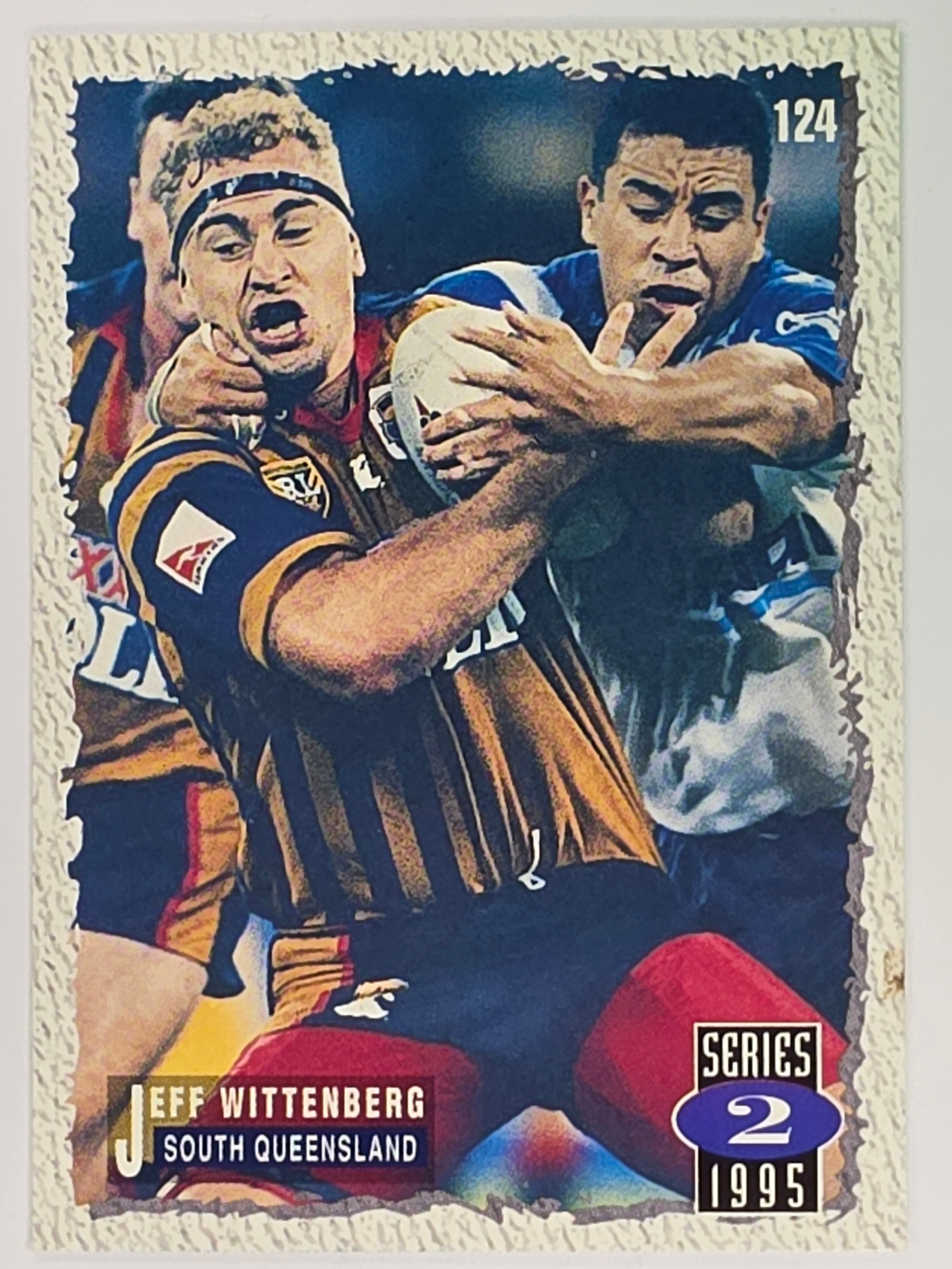 NRL 1995 Dynamic Series 2 | Base Card #124 | Jeff Wittenberg | South Queensland Crushers