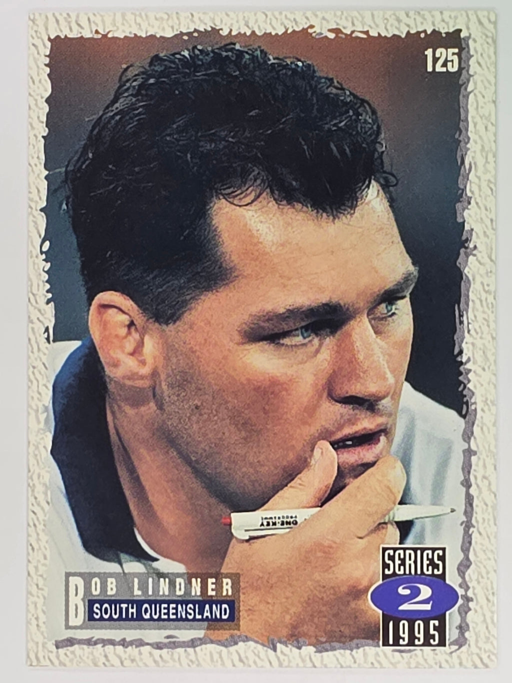 NRL 1995 Dynamic Series 2 | Base Card #125 | Bob Linder | South Queensland Crushers
