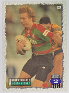 NRL 1995 Dynamic Series 2 | Base Card #132 | Andrew Willett | South Sydney Rabbitohs