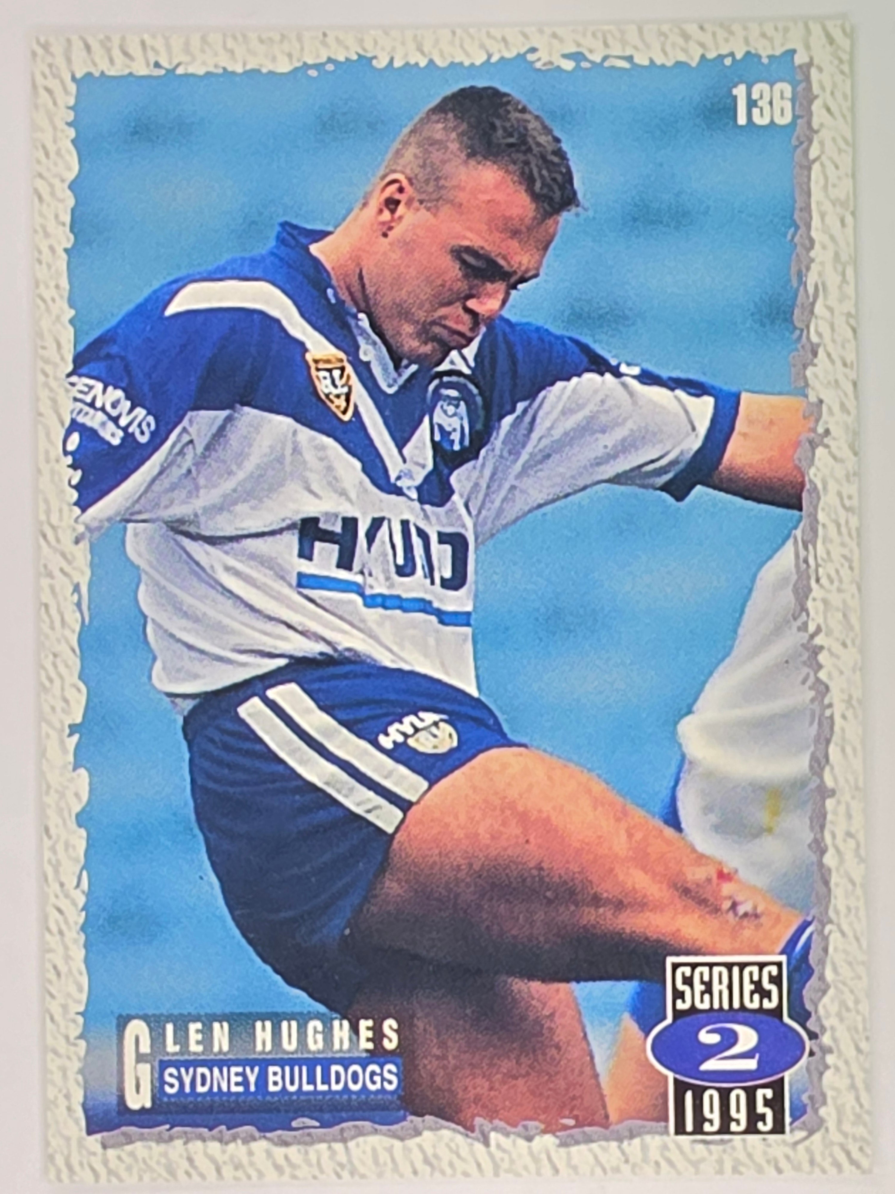 NRL 1995 Dynamic Series 2 | Base Card #136 | Glen Hughes | Sydney Bulldogs