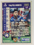 NRL 1995 Dynamic Series 2 | Base Card #138 | Craig Polla-Mounter | Sydney Bulldogs