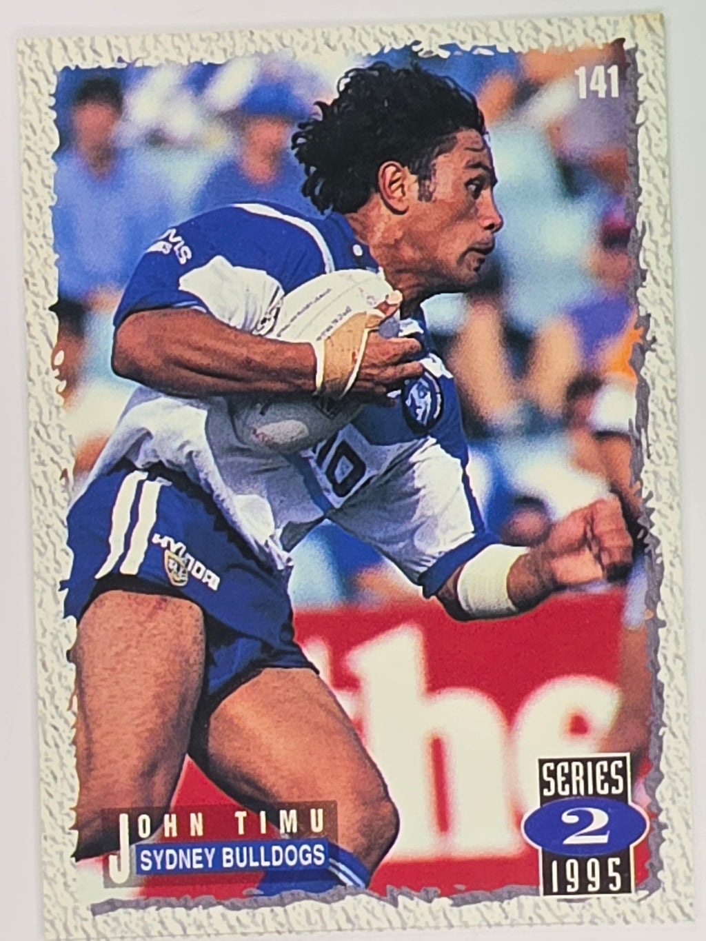 NRL 1995 Dynamic Series 2 | Base Card #141 | John Timu | Sydney Bulldogs