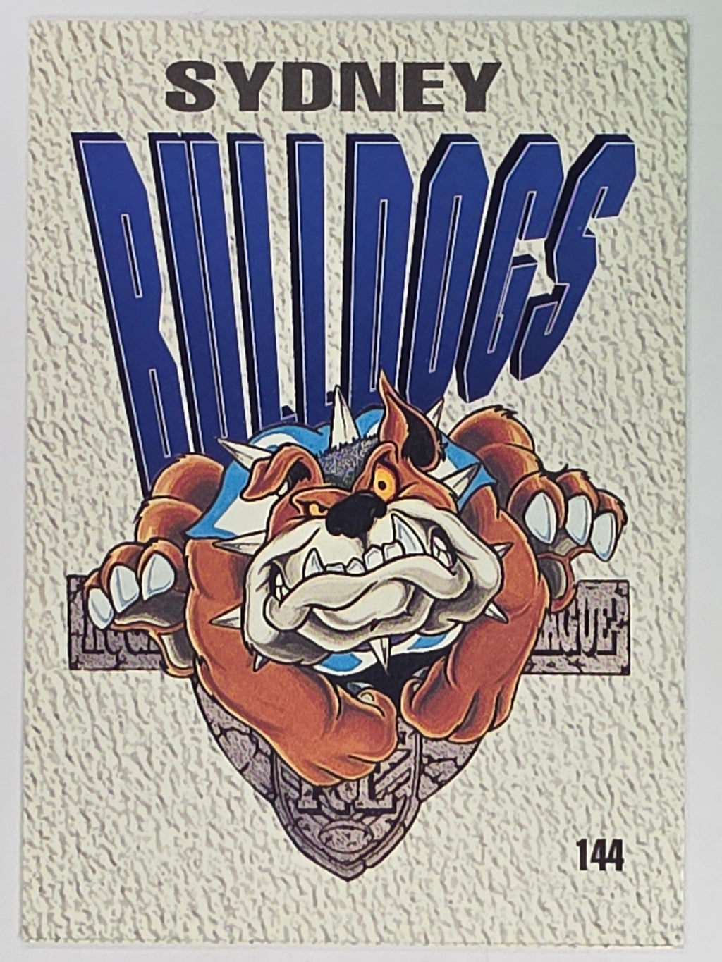 NRL 1995 Dynamic Series 2 | Base Card #144 | Sydney Bulldogs Logo