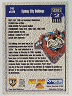 NRL 1995 Dynamic Series 2 | Base Card #144 | Sydney Bulldogs Logo