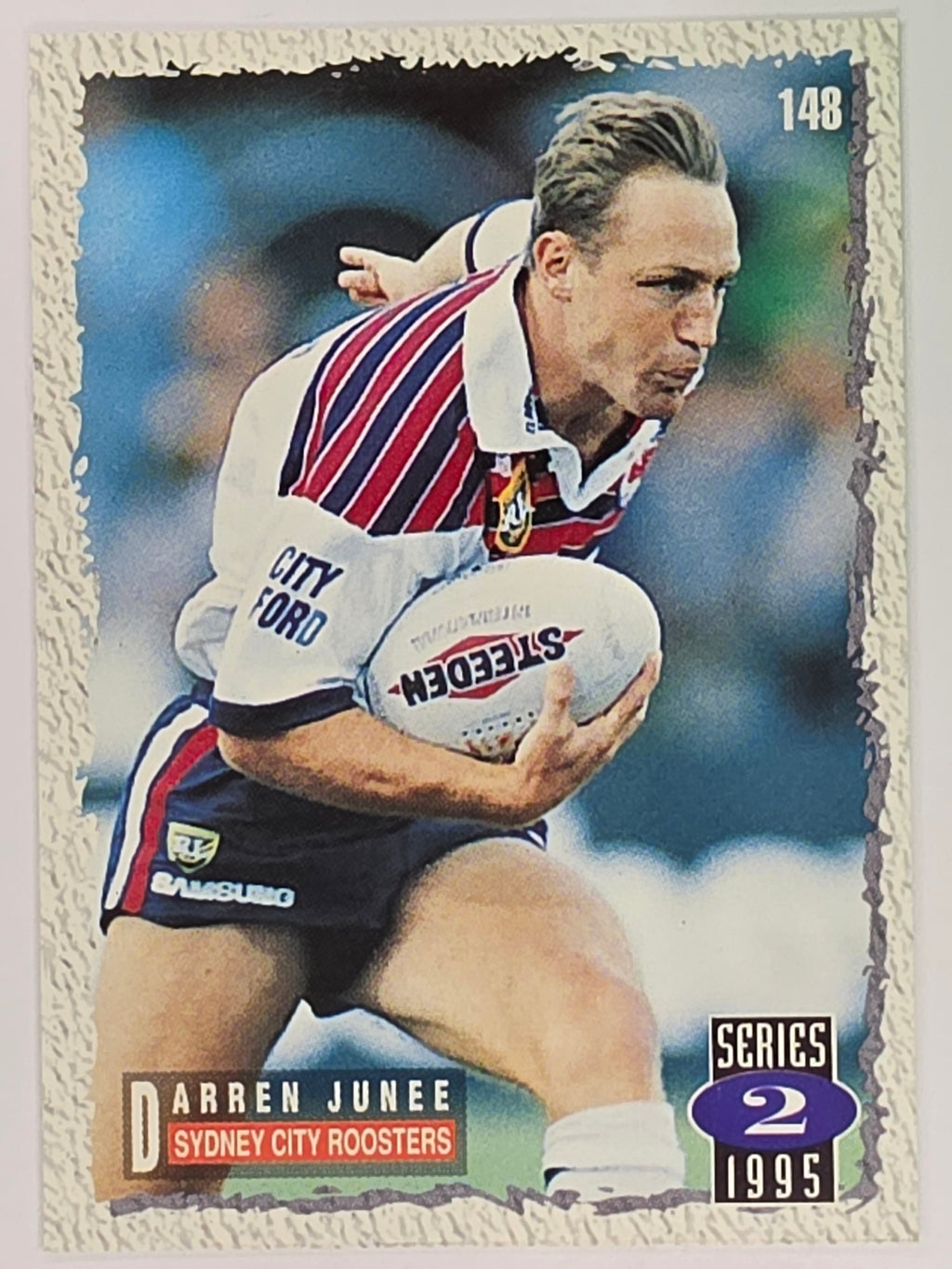 NRL 1995 Dynamic Series 2 | Base Card #148 | Darren Junee | Sydney City Roosters