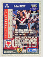 NRL 1995 Dynamic Series 2 | Base Card #149 | Graham Mackay | Sydney City Roosters